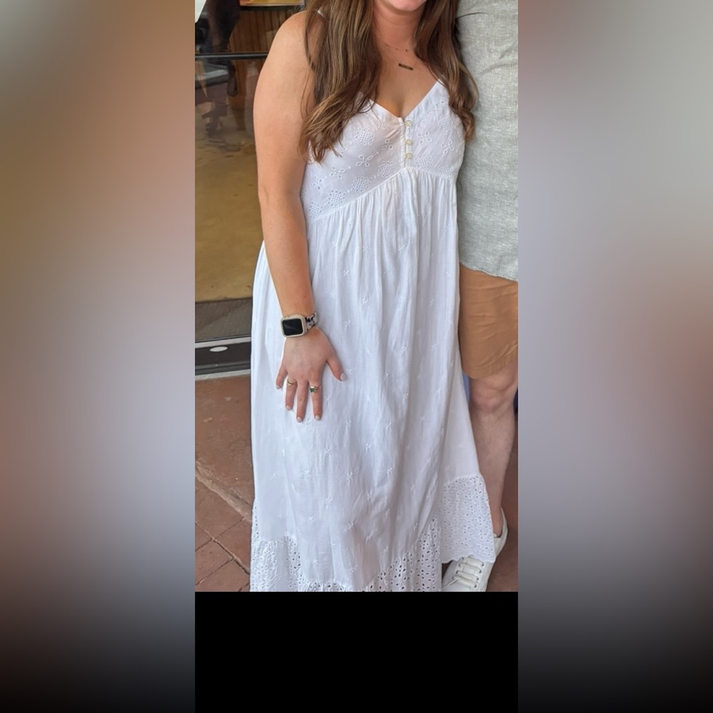 Universal Thread White Eyelet Maxi Dress